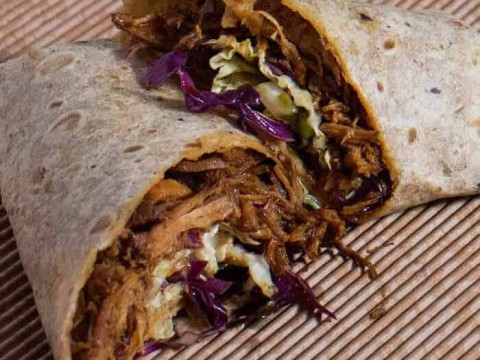 Korean Style Instant Pot Pulled Pork Wraps With Asian Slaw And Kimchi Beyond Mere Sustenance