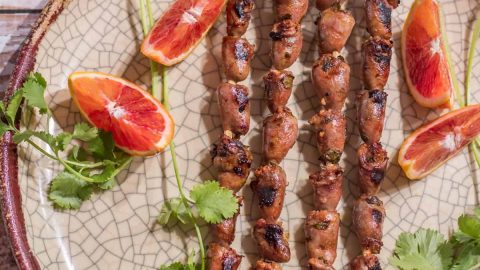 Mexican Grilled Chicken Hearts