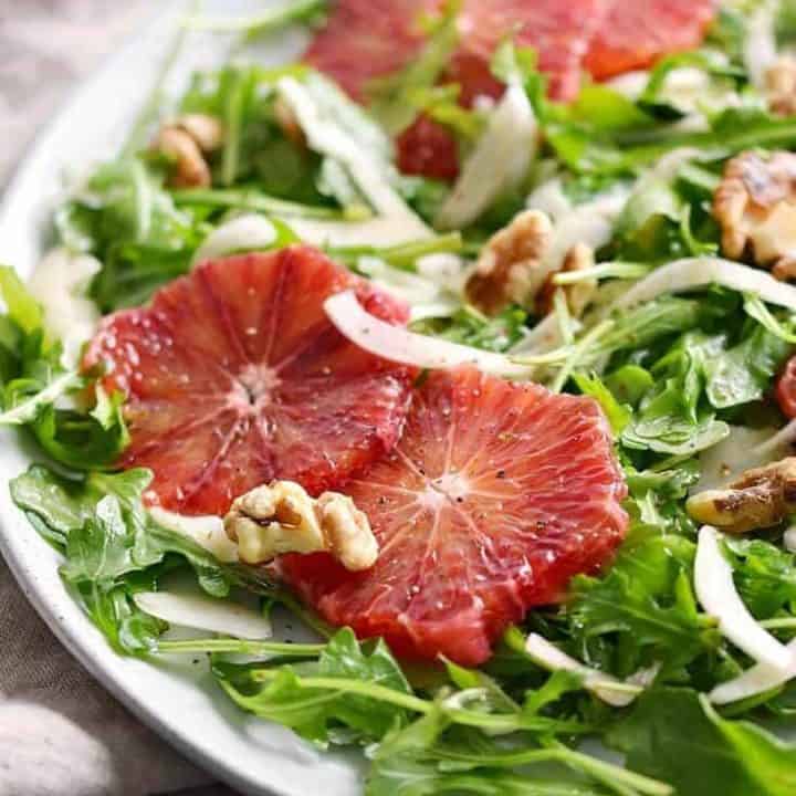 Arugula Salad with Fennel and Blood Oranges