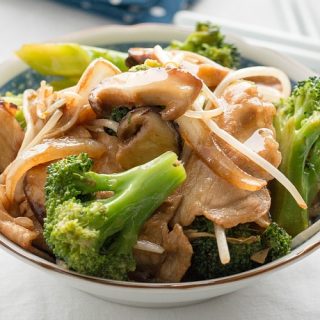 Image for Easy Pork Shiitake Mushroom Stir Fry - Healthy World Cuisine