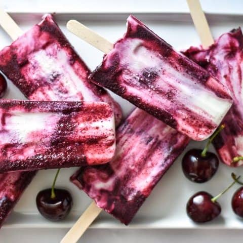 Image for Cherry Goat Cheese Paletas