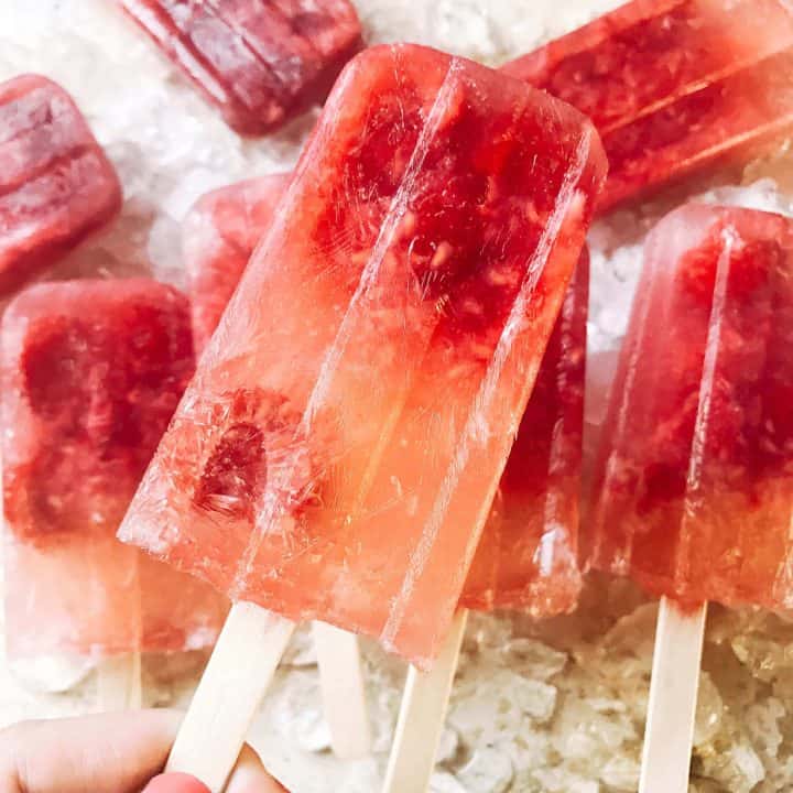 Image for Raspberry Ros&eacute; (Fros&eacute;) Popsicles