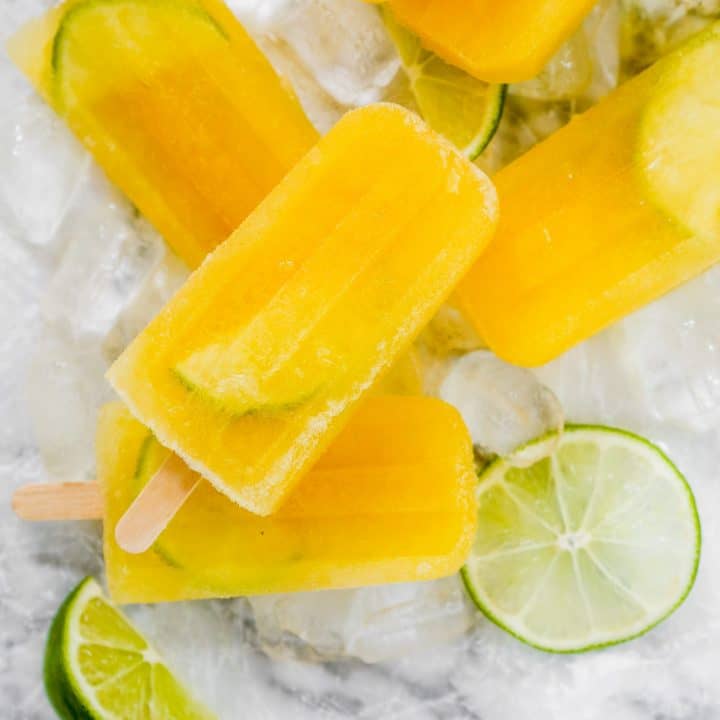 Image for Smoky Mezcal Margarita Popsicles