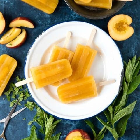 Image for Peach Ginger Mint Paletas