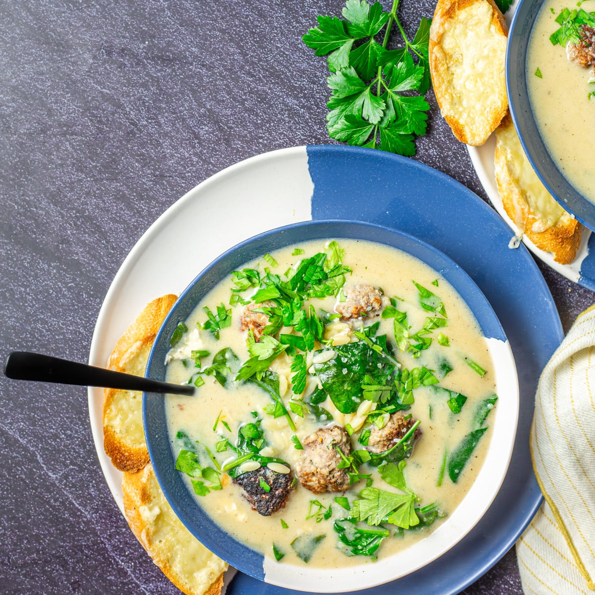 Greek Meatball Soup 🌶️ Beyond Mere Sustenance