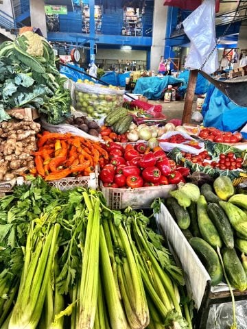 Mercado produce in Urubamba